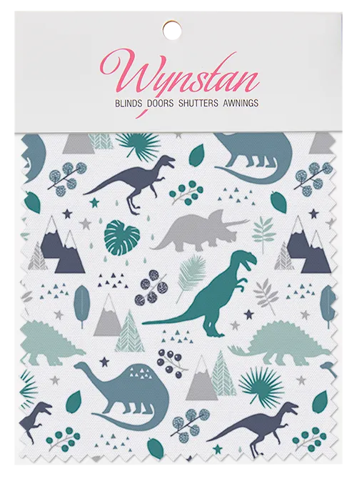 Wynstan Fabric Swatch - Jurassic Marine