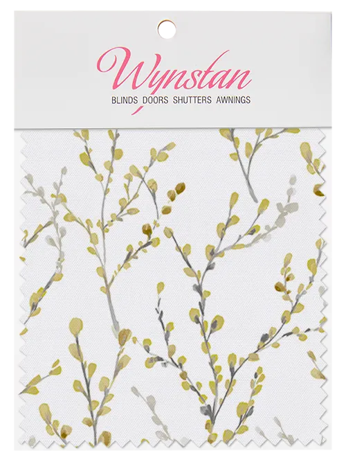 Wynstan Fabric Swatch - Willow Brazen Yellow