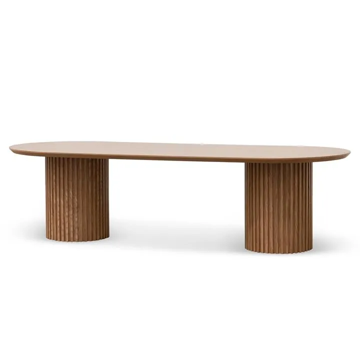 Marty 2.8m Wooden Dining Table - Natural by Interior Secrets - AfterPay Available