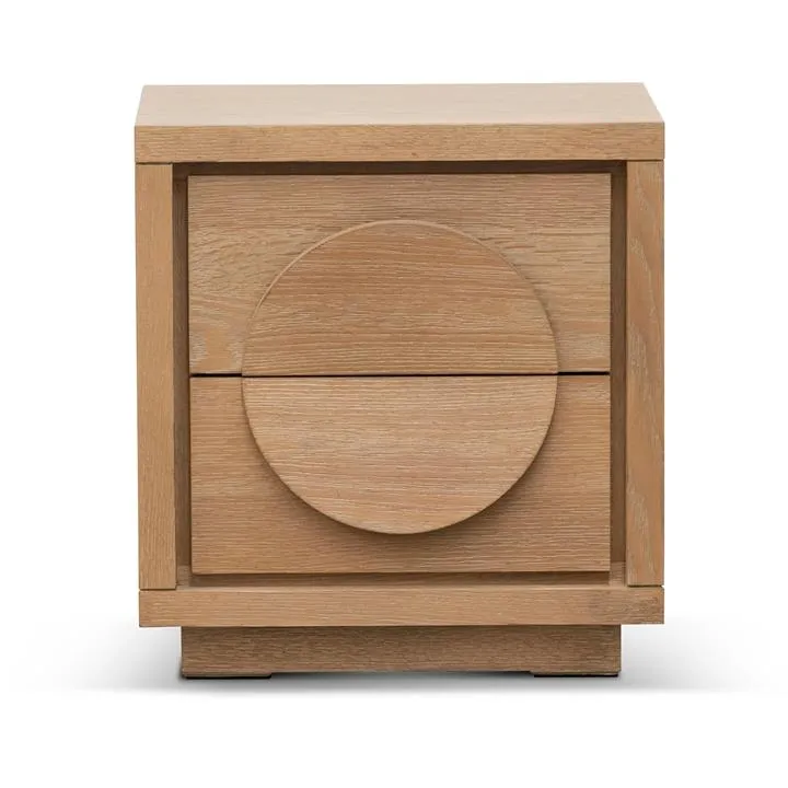 Bonnie Bedside Table - Dusty Oak by Interior Secrets - AfterPay Available