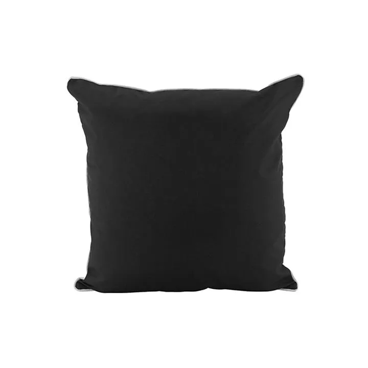 Minell Plain Outdoor Scatter Cushion, Black