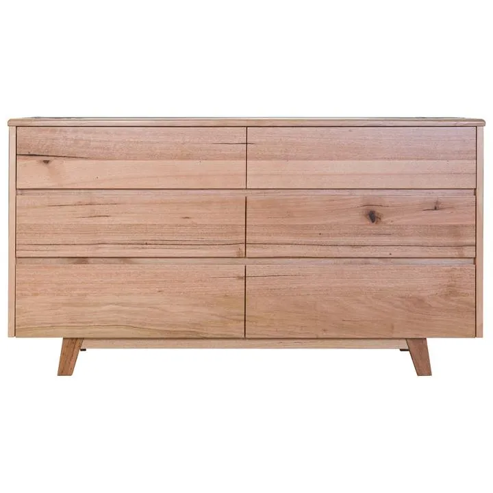 Wade Tasmanian Oak 6 Drawer Dresser