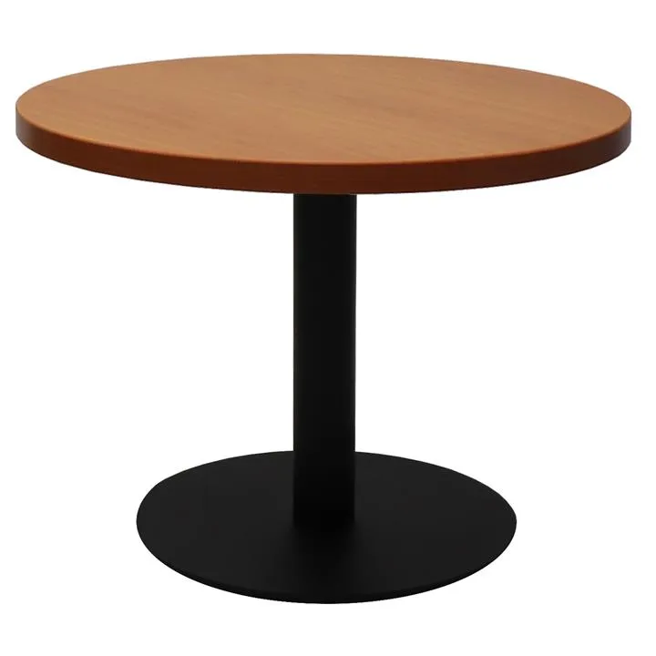 Estilo Round Coffee Table, 60cm, Cherry / Black