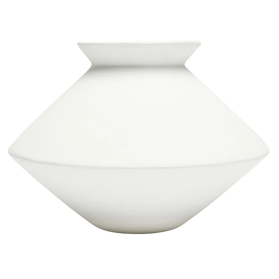 Kanali Vase White - 25cm
