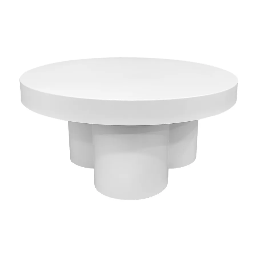 Domi Coffee Table White - 88cm