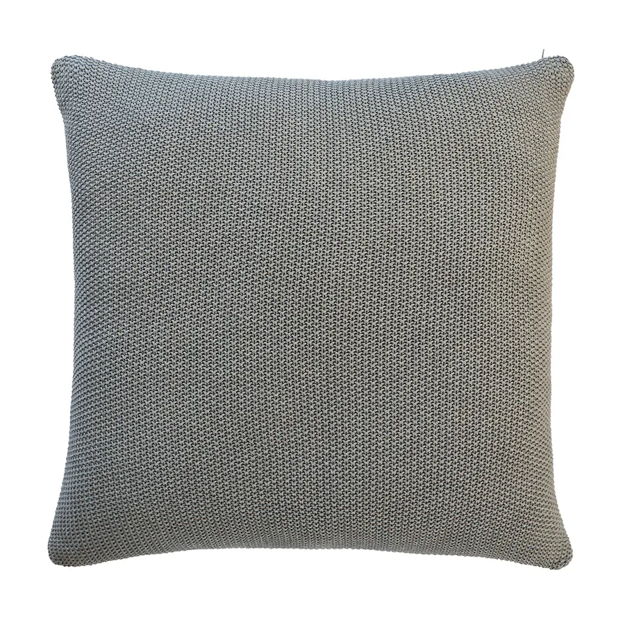 Cotswold Knitted Floor Cushion Grey - 80cm x 80cm