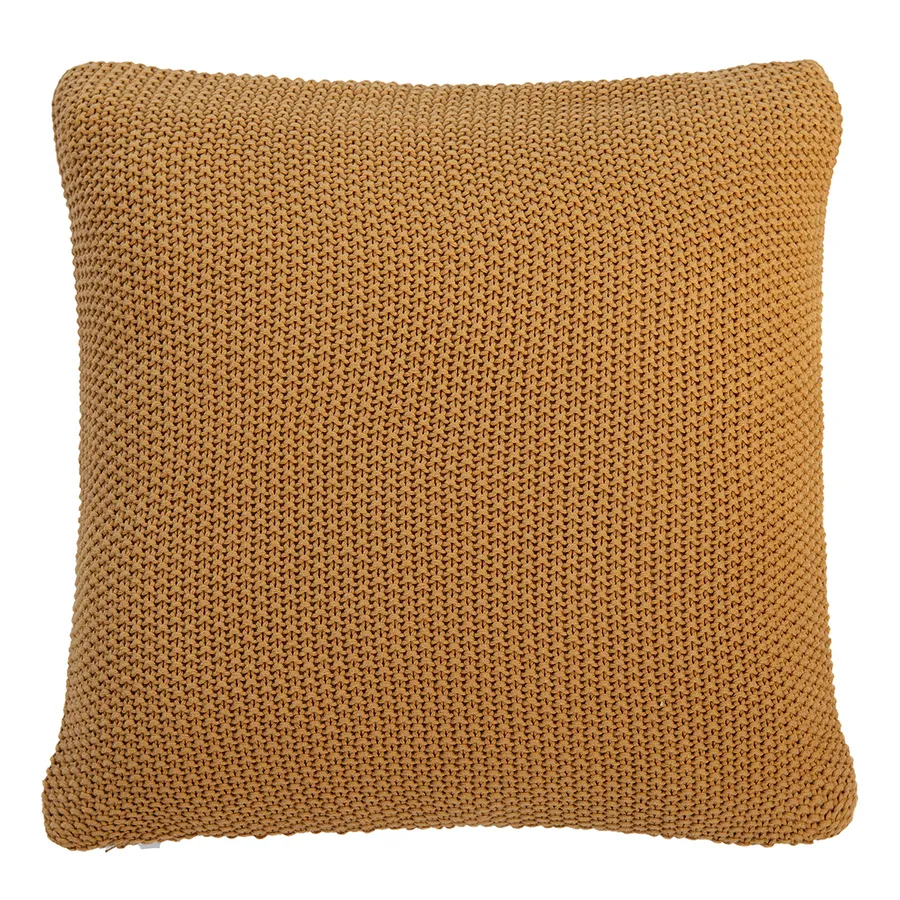 Cotswold Knitted Cushion Saffron - 50cm x 50cm