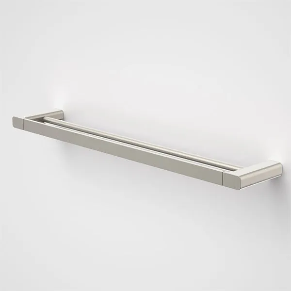Caroma Luna Double Towel Rail Brushed Nickel