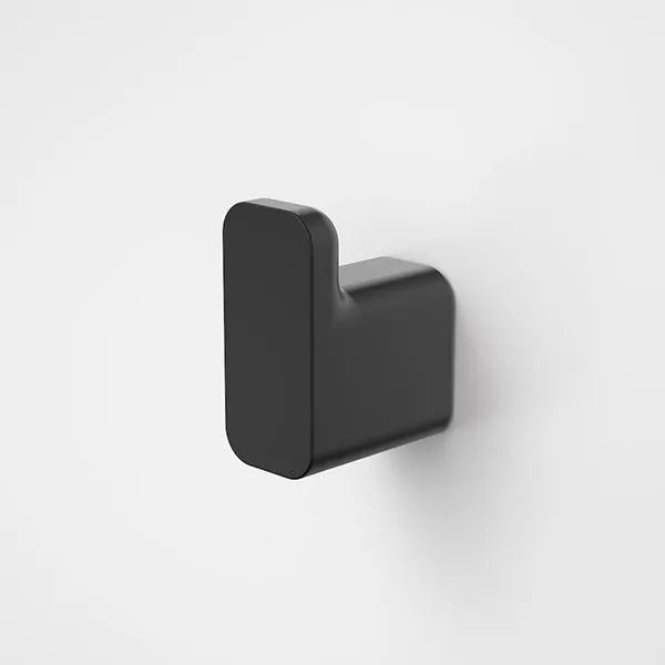 Caroma Luna Robe Hook Black