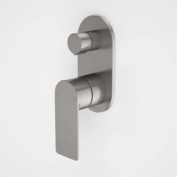 Caroma Urbane II Bath/Shower Mixer with Diverter Round Gunmetal