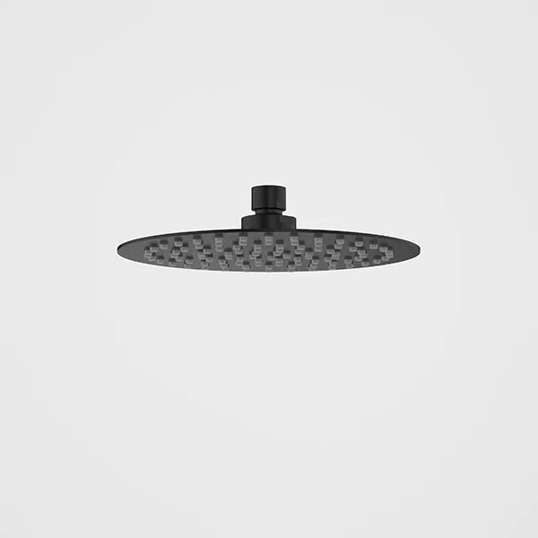 Caroma Urbane II Round Rain Shower Head 200mm Matte Black