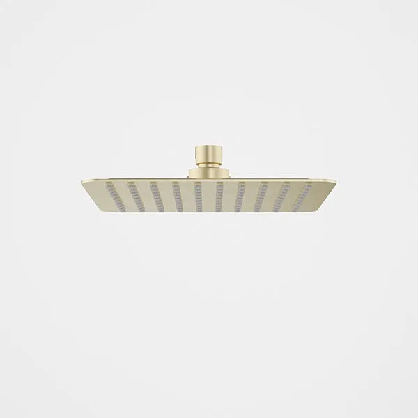 Caroma Urbane II Square Rain Shower Head 200mm Brushed Brass