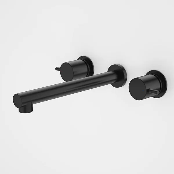 Caroma Luna Lever Bath Tap Set Black