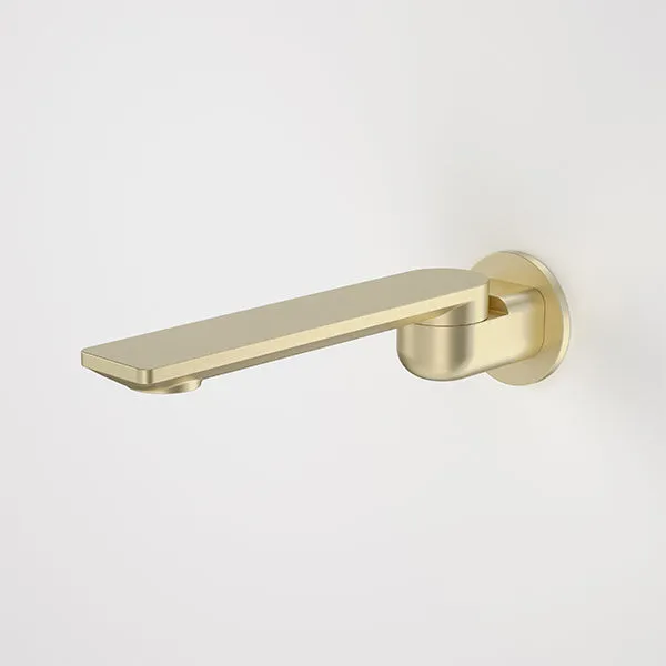 Caroma Urbane II 220mm Round Bath Swivel Outlet Brushed Brass