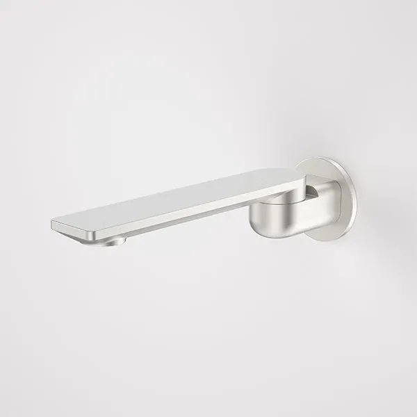 Caroma Urbane II 220mm Round Bath Swivel Outlet Brushed Nickel