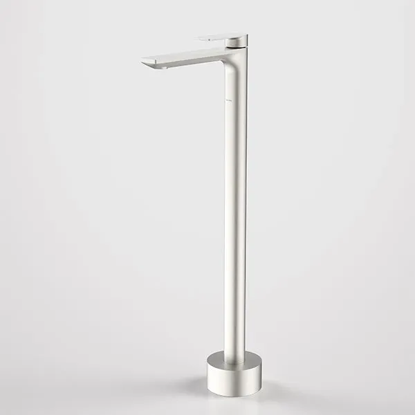 Caroma Urbane II Freestanding Bath Filler Brushed Nickel