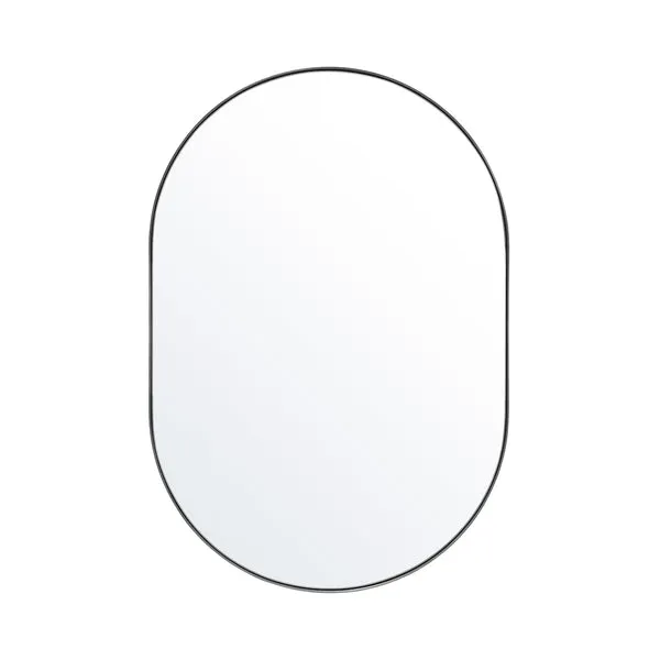 Studio Oval Mirror, Gunmetal