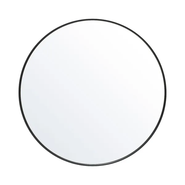 Studio Round Mirror, Black - 70cm