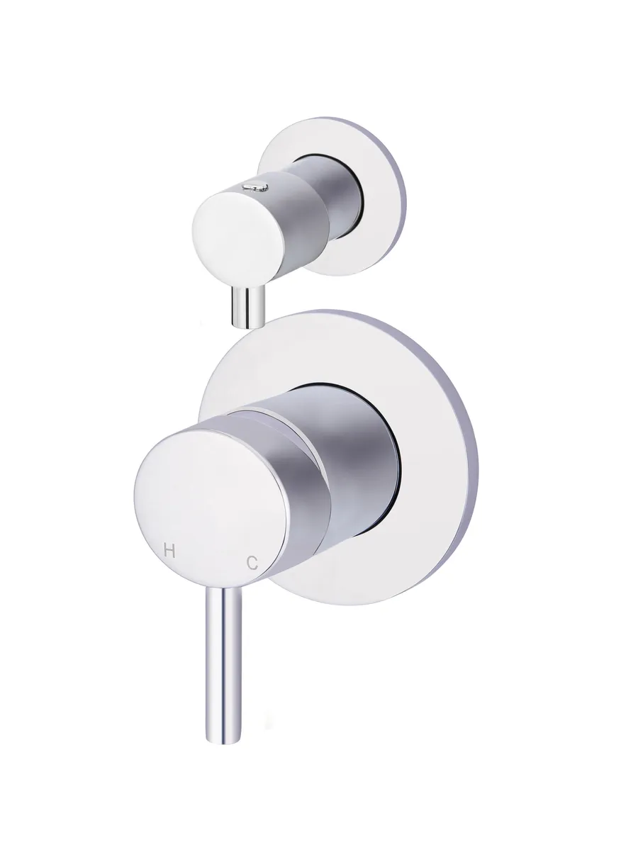 Meir | Polished Chrome Round Diverter Mixer