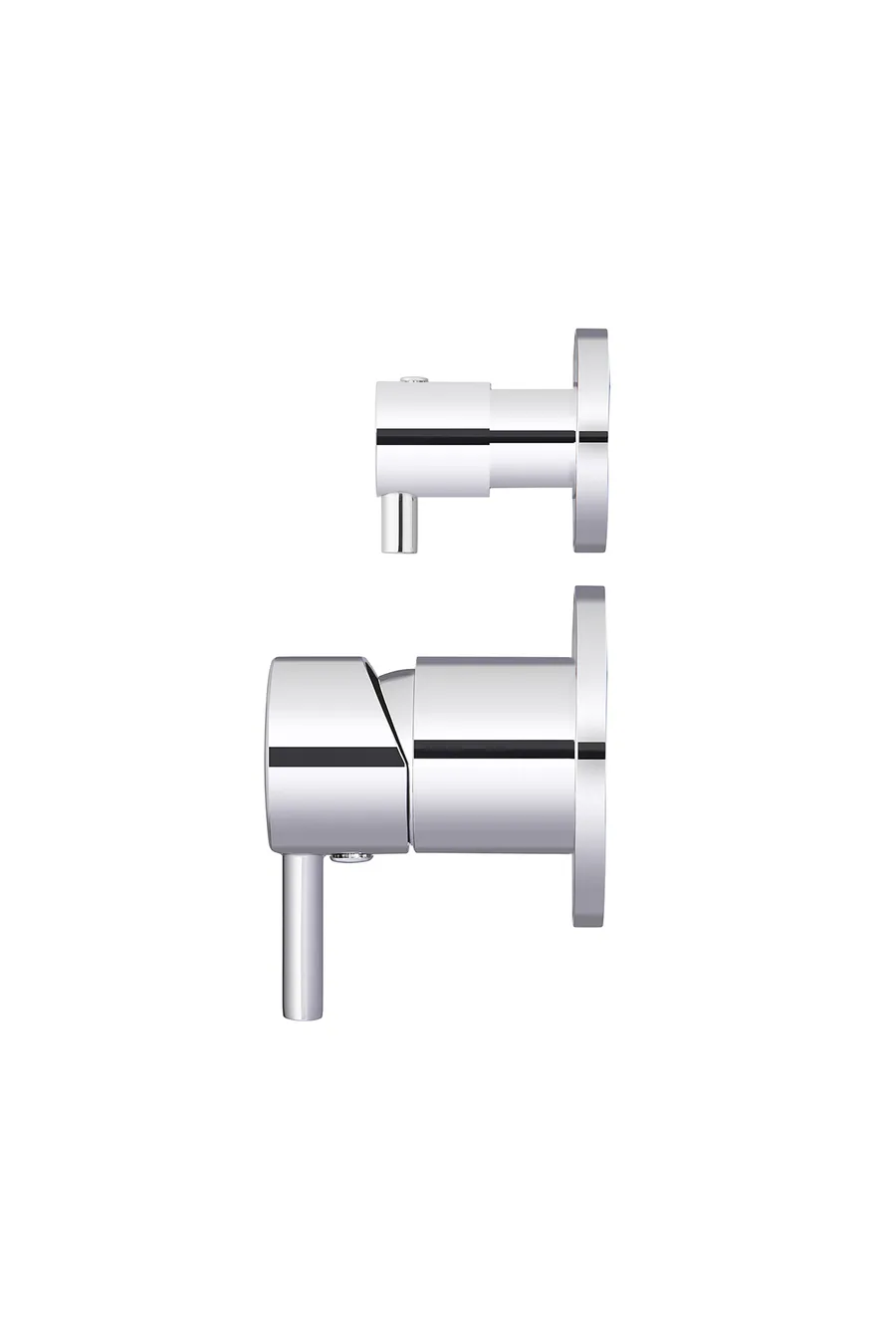 Meir | Polished Chrome Round Diverter Mixer
