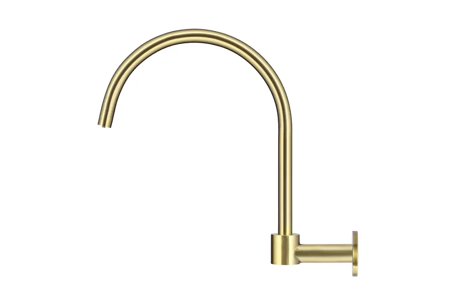 Meir | TIGER BRONZE ROUND HIGH-RISE SWIVEL WALL SPOUT