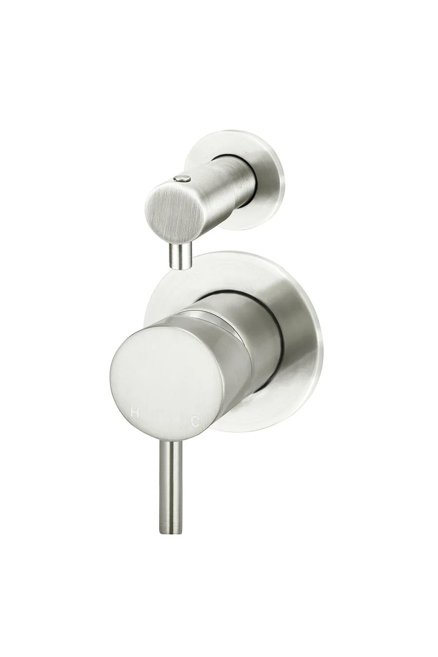 Meir | BRUSHED NICKEL ROUND DIVERTER MIXER