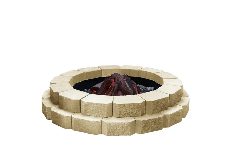 Daydream Fire Pit - Limestone