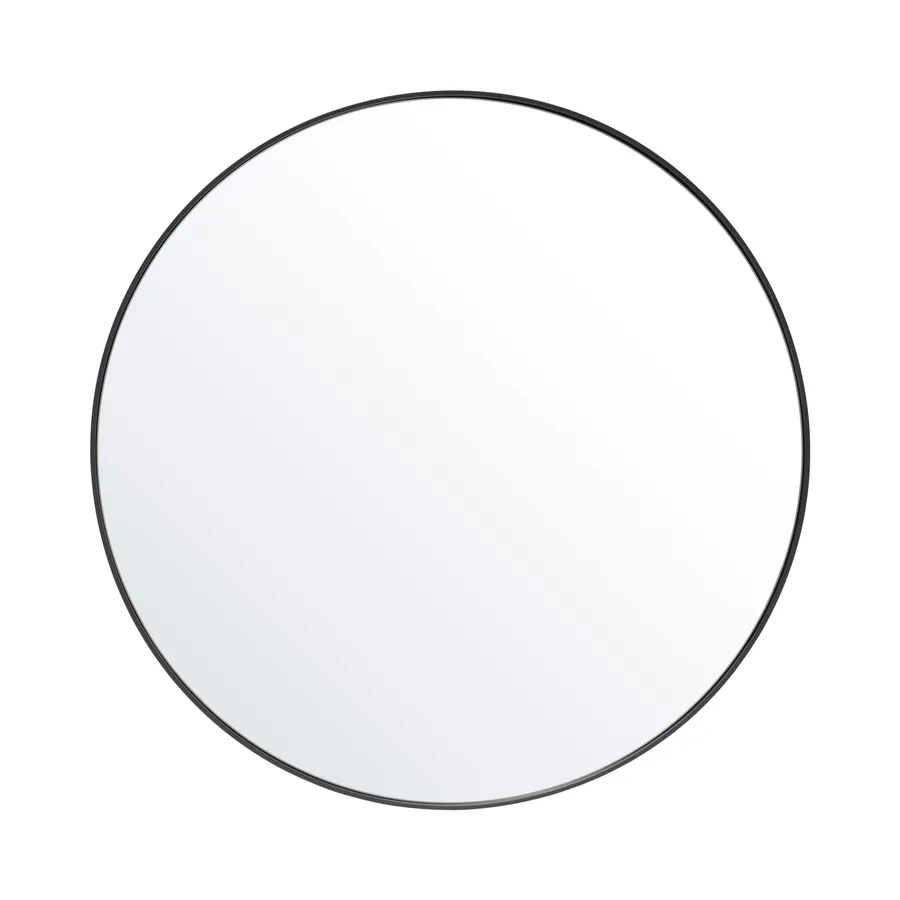 Studio Round Mirror, Black - 120cm