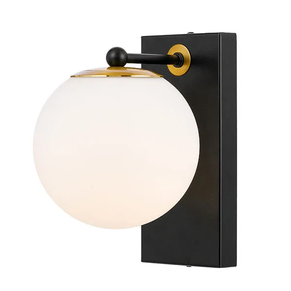 Telbix Marsten E27 Wall Light Black