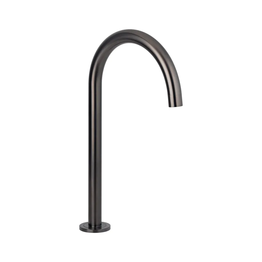 Gooseneck Hob Swivel Spout - Brushed Gunmetal