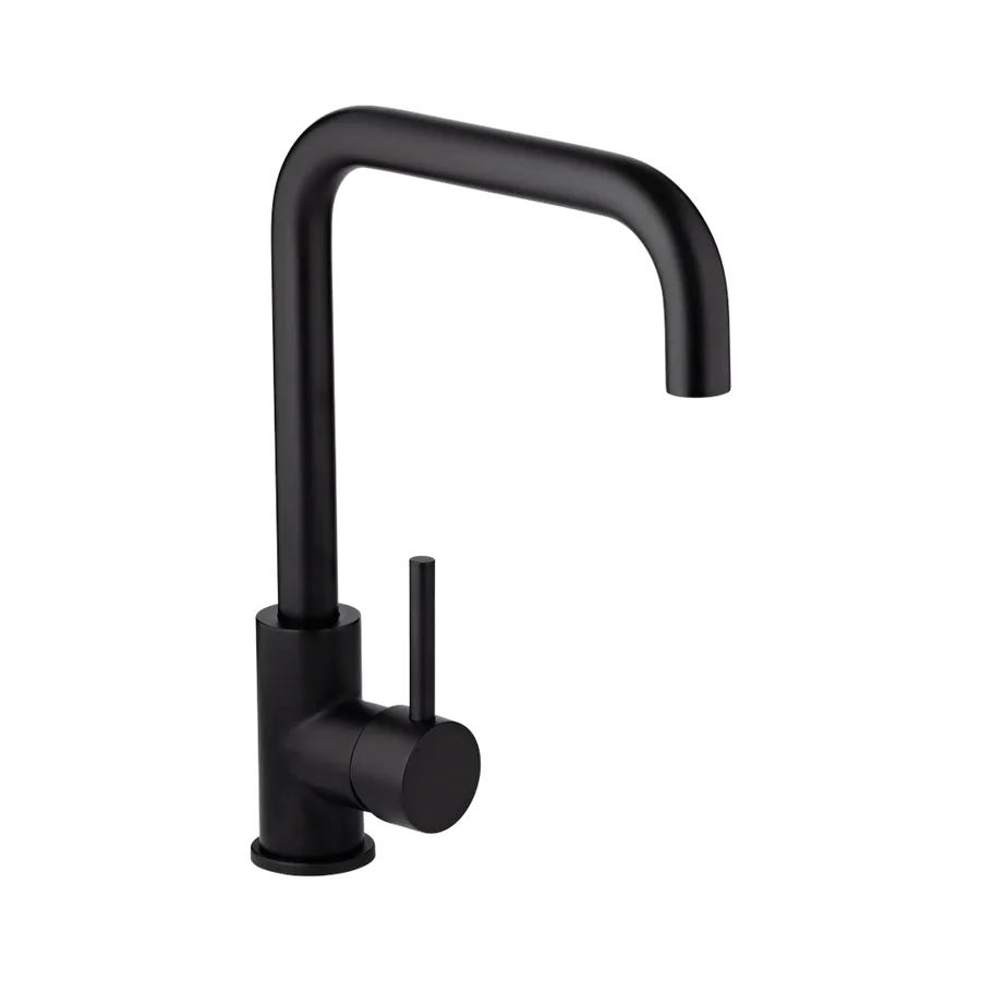 Eden Square Kitchen Mixer - Matte Black