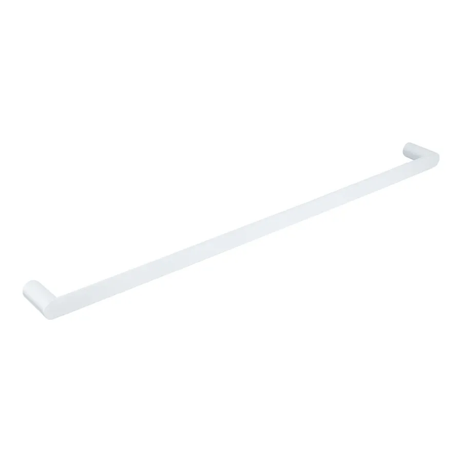 Milani Single Towel Rail 800mm - White