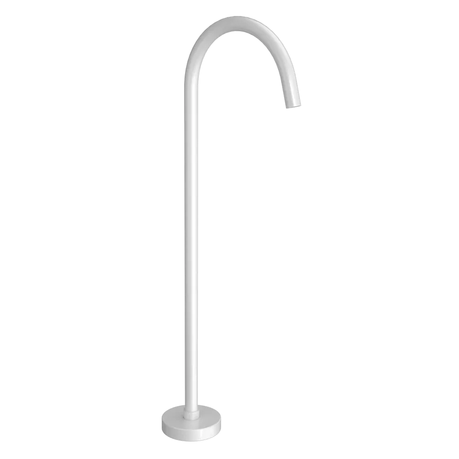 Floor Mounted Bath Filler - White