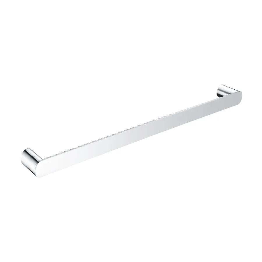 Milani Single Towel Rail 600mm - Chrome