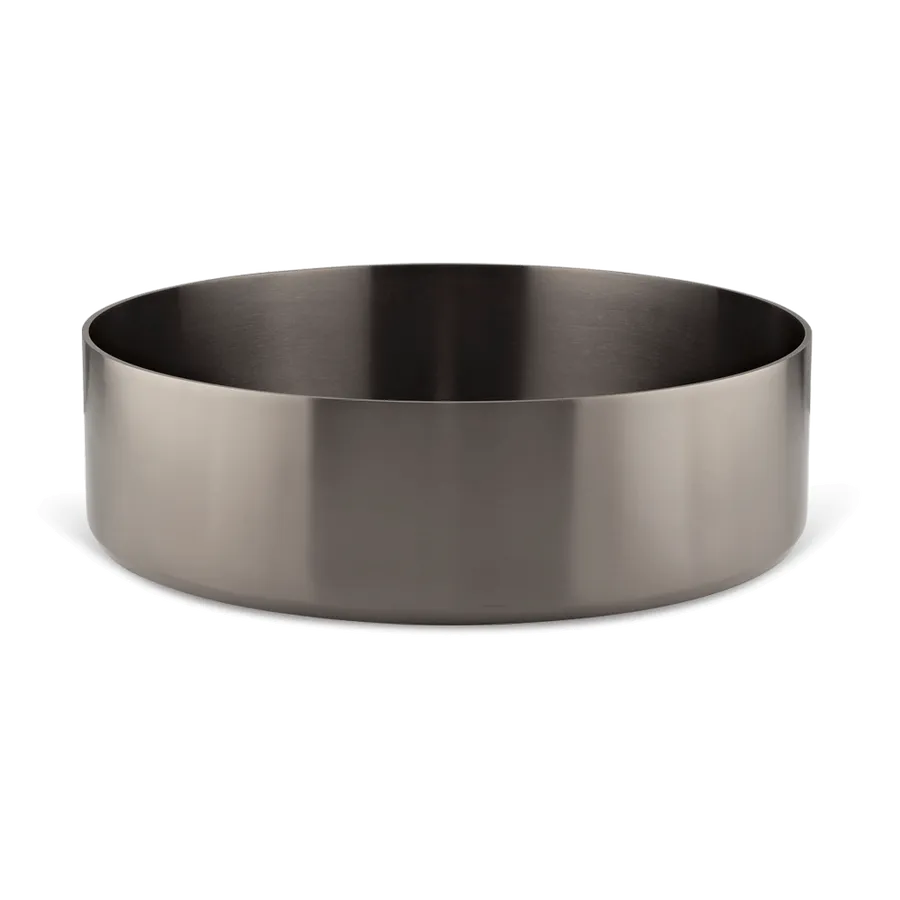 Harlow Round Basin Sink - Brushed Gunmetal