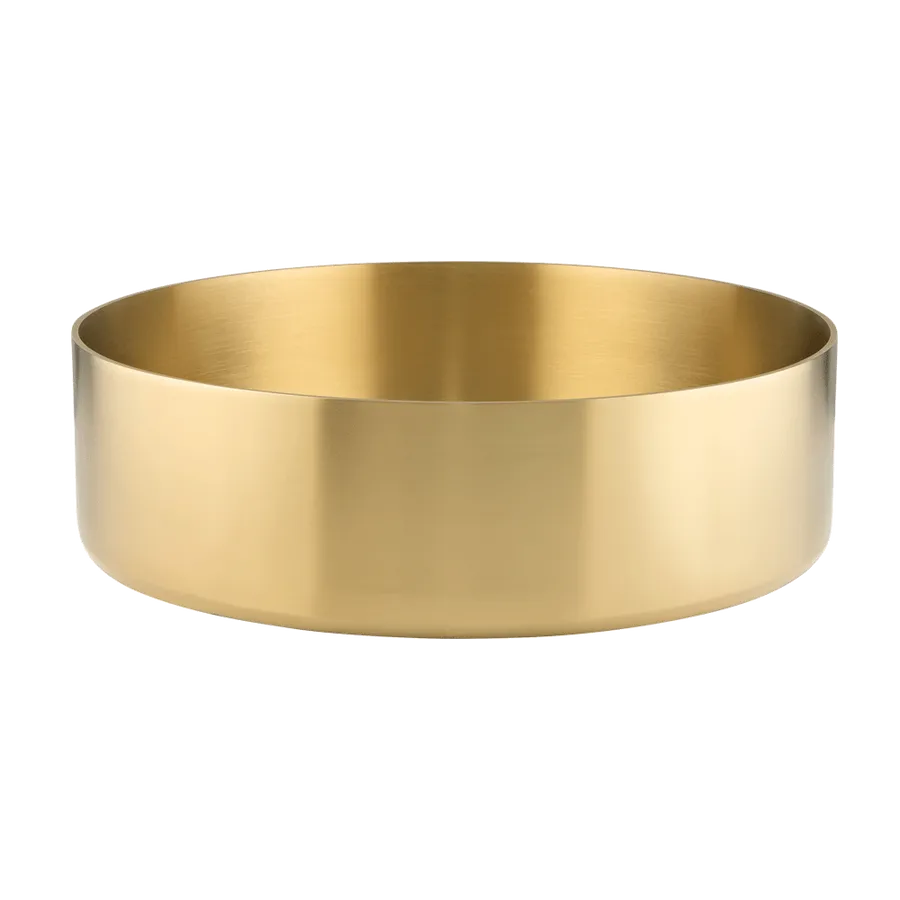 Harlow Round Basin Sink - Brushed Brass