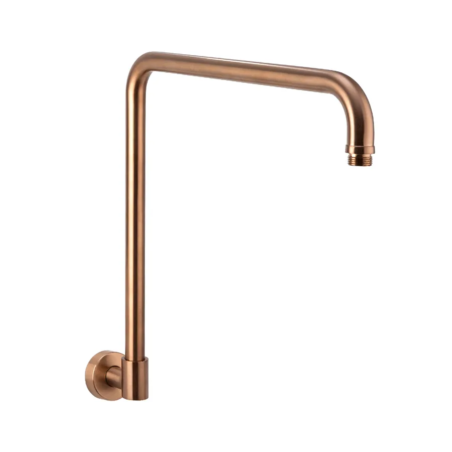 Eden Shower Arm - Brushed Copper