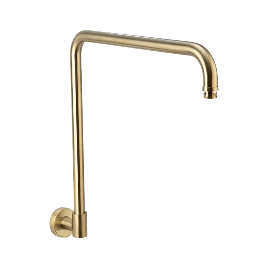 Eden Shower Arm - Brushed Brass