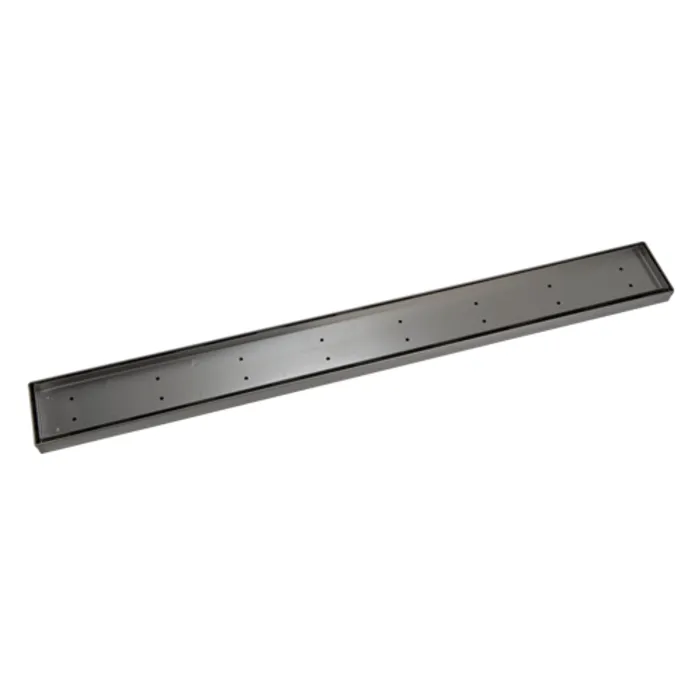 Pixi Tile Insert Shower Channel Waste 900mm - Brushed Gunmetal