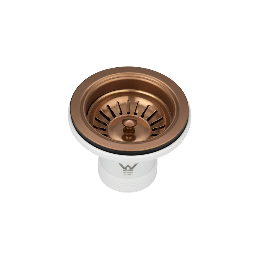 Sink Basket Waste - Brushed Copper