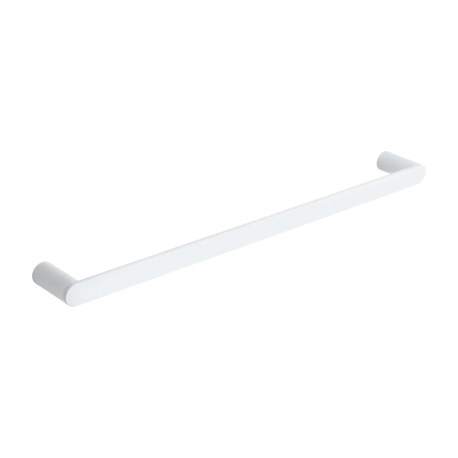 Milani Single Towel Rail 600mm - White