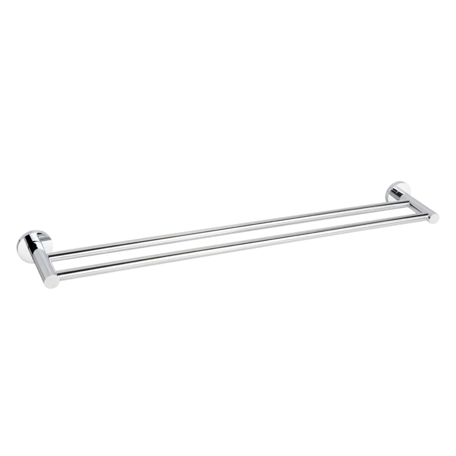 Elysian Double Towel Rail - Chrome