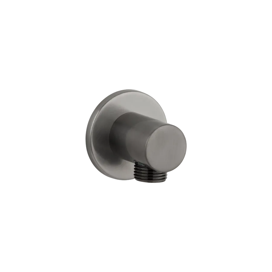 Round Shower BP - Brushed Gunmetal