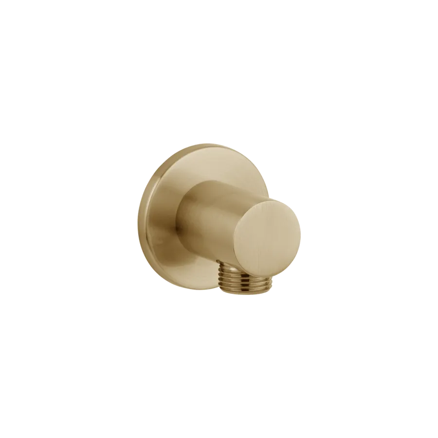 Round Shower BP - Brushed Brass