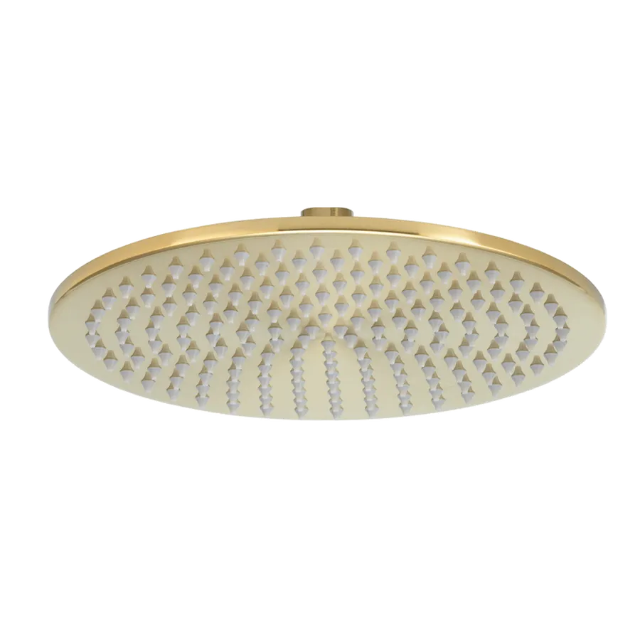 Shower Head Round 250mm - Brushed Brass
