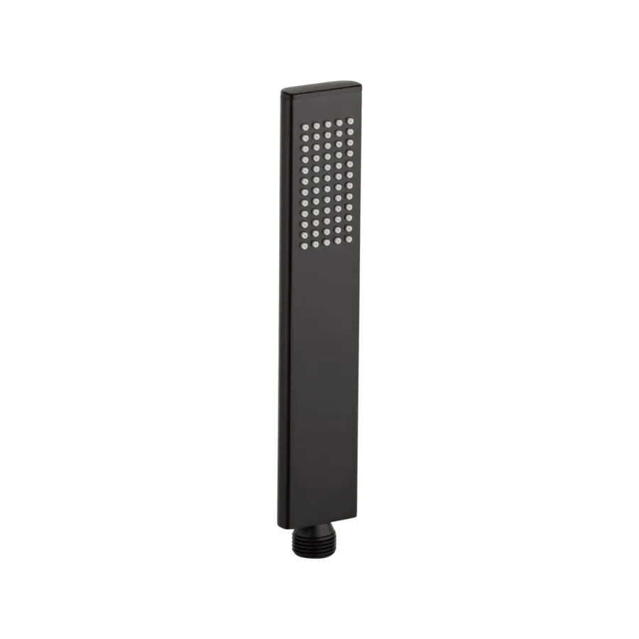 Rounded Rectangle Hand Shower - Matte Black