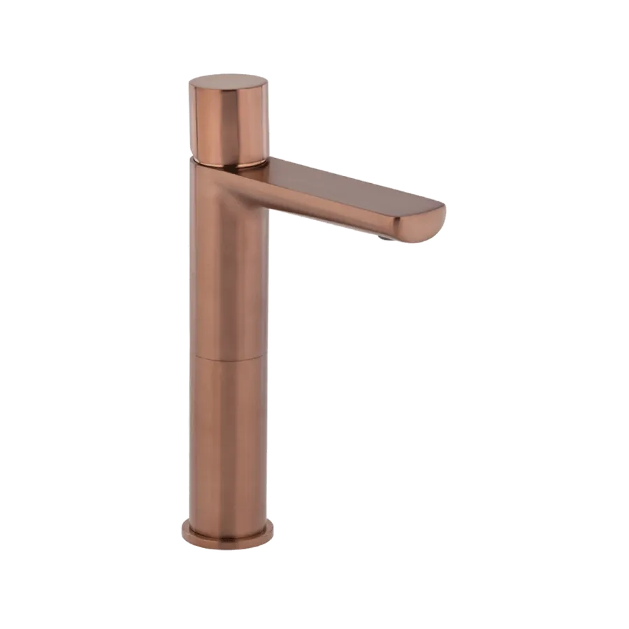 Milani Extended Basin Mixer - Brushed Copper