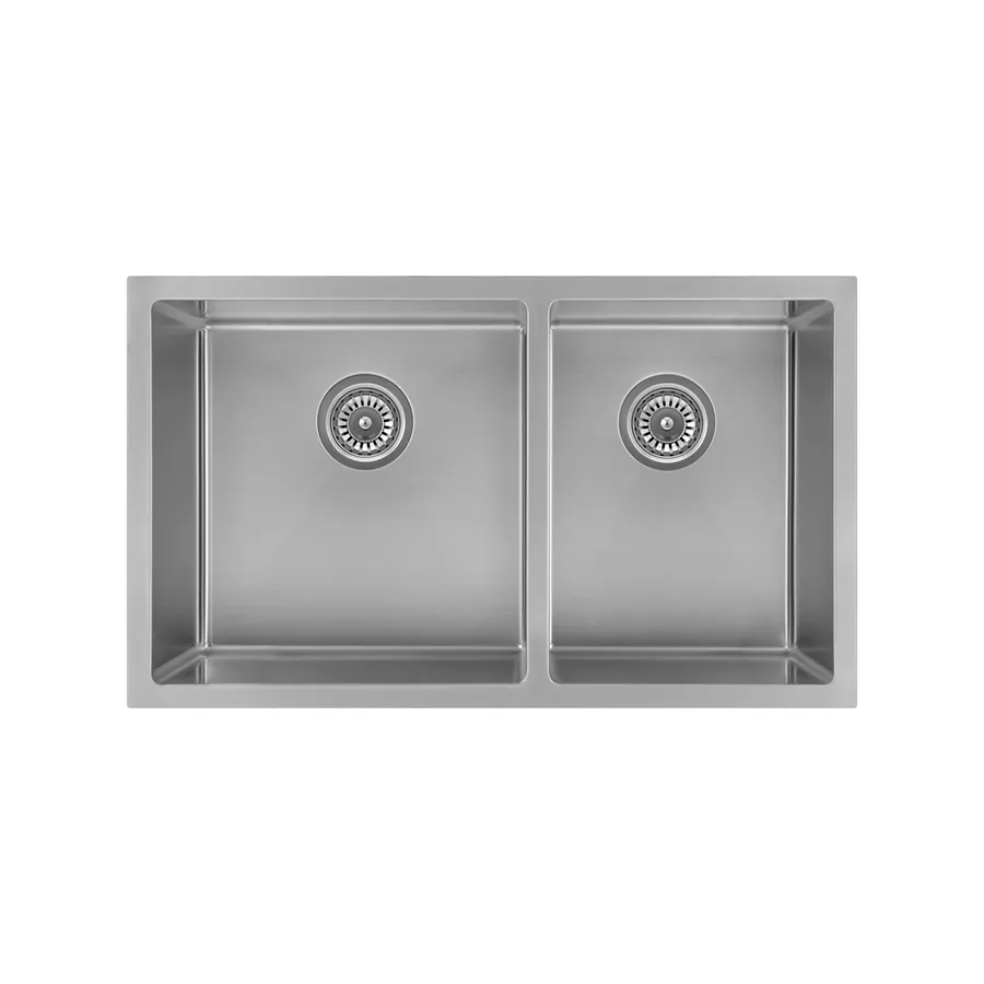 Vita Double Kitchen Sink 760mm - Stainless Steel