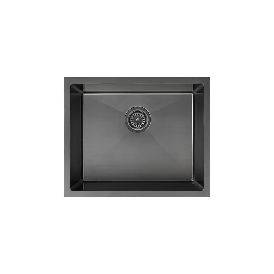 Seba Single Sink 550mm (Deep) - Brushed Gunmetal