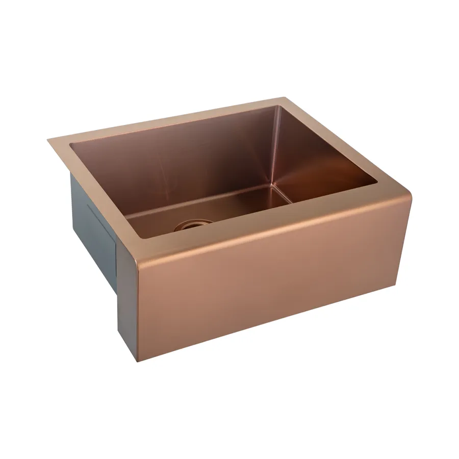 Belfast Farmhouse Kitchen Sink • Brushed Copper